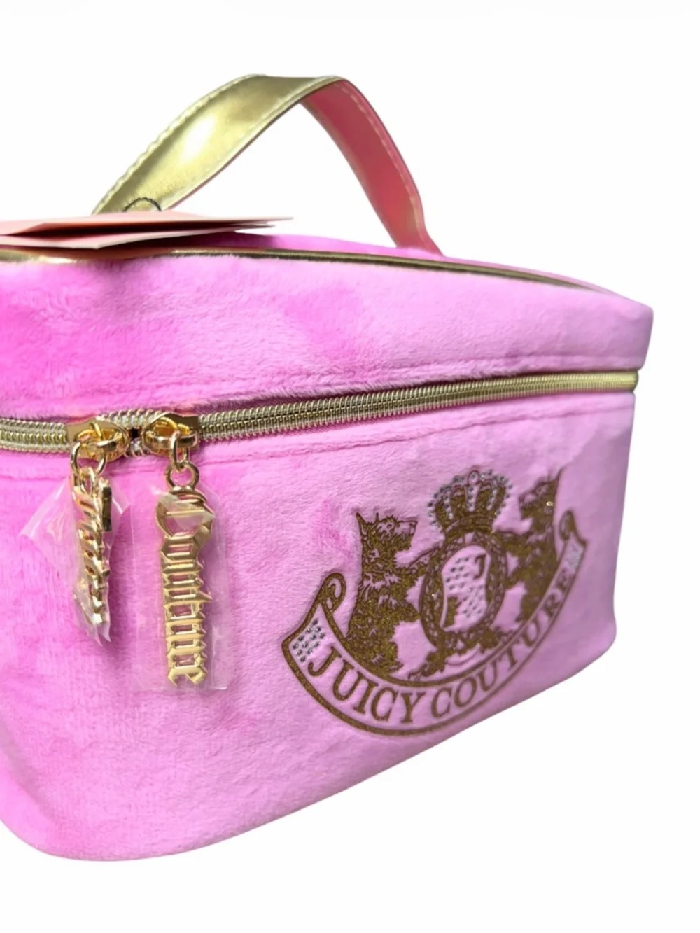 Juicy Couture Velour Travel Cosmetic Bag